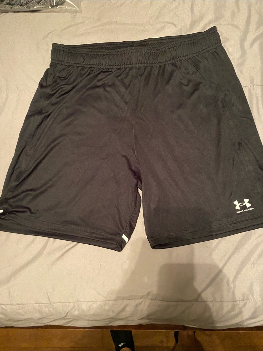Under Armour Black Men’s Training Shorts with Logo